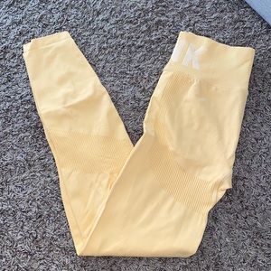 Yellow Pink Leggings